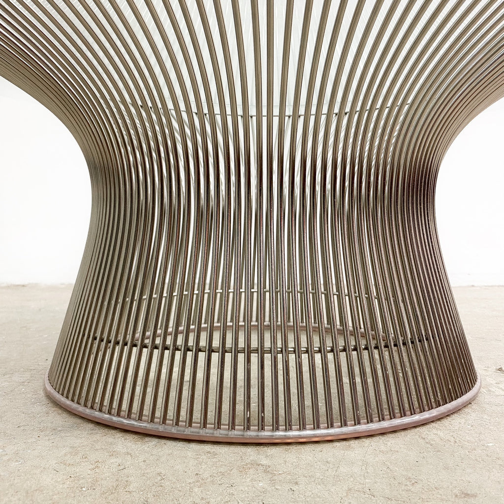 Warren Platner For Knoll Glass Top Coffee Table