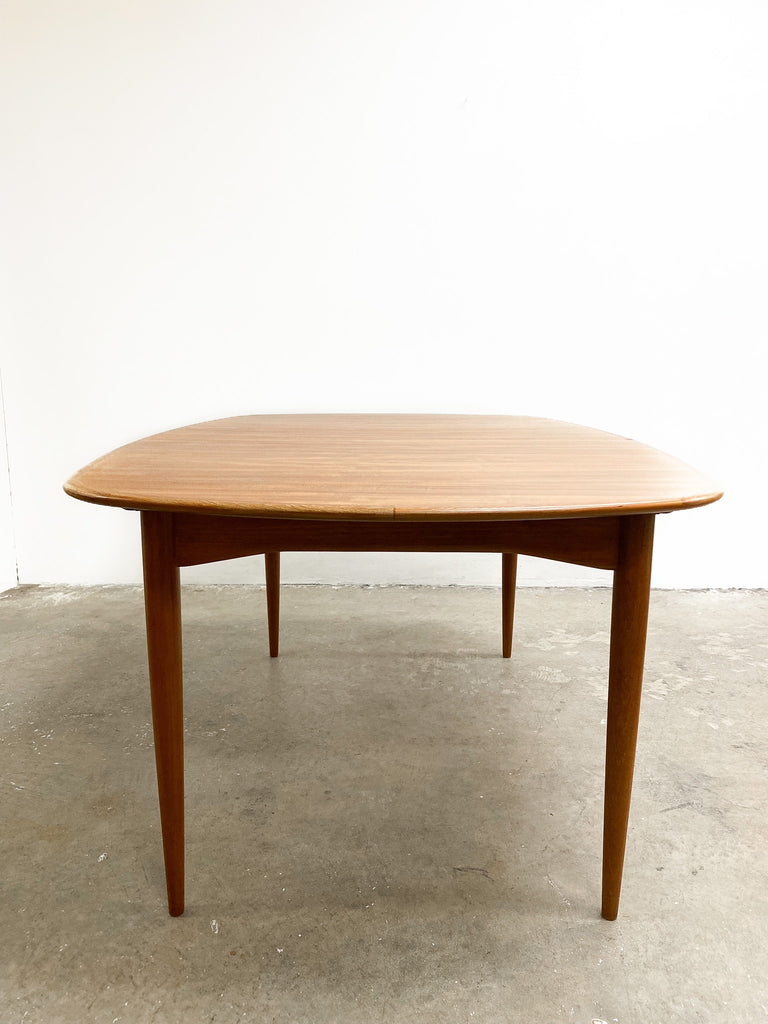 Mid Century Parker 'D' End Extension Dining Table