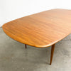 Mid Century Parker 'D' End Extension Dining Table