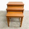 Set Of 3 Mid Century Parker Nesting Tables