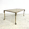 Faux bamboo hollywood regency coffee table
