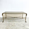 Faux bamboo hollywood regency coffee table
