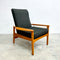 Fler 'Flermark' Mid Century Armchair Lounge Chair - Dark Grey Upholstery