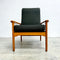 Fler 'Flermark' Mid Century Armchair Lounge Chair - Dark Grey Upholstery