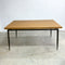 Framac Mid Century Laminate floating Top dining Table With Swallowtail Edge Detail