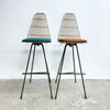 Framac Wire Bar Stoll With Coloured Vinyl Cushion
