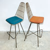 Framac Wire Bar Stoll With Coloured Vinyl Cushion