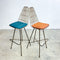 Framac Wire Bar Stoll With Coloured Vinyl Cushion