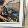 Framed Landscape Painting Australian Grass Trees