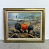 Framed Landscape Painting Australian Grass Trees