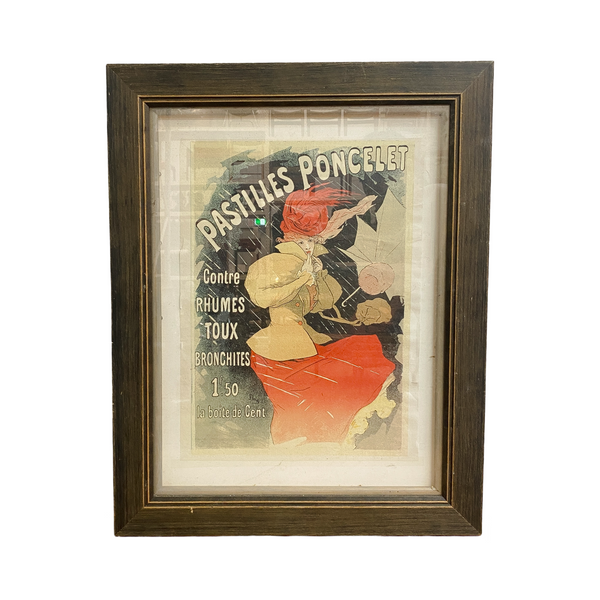 Framed Reproduction Art Nouveau Jules Cheret French Poster Print