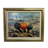 Framed Landscape Painting Australian Grass Trees