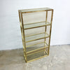 French Mid Century 5 Tiered Glass Shelves By Pierre Vandal