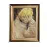 'Glotis et Kyse' 1981 Oil On Canvas by Jules Michel