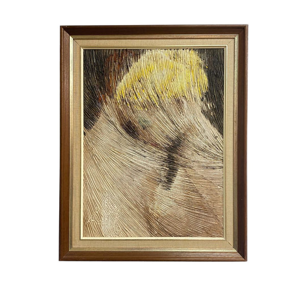 'Glotis et Kyse' 1981 Oil On Canvas by Jules Michel