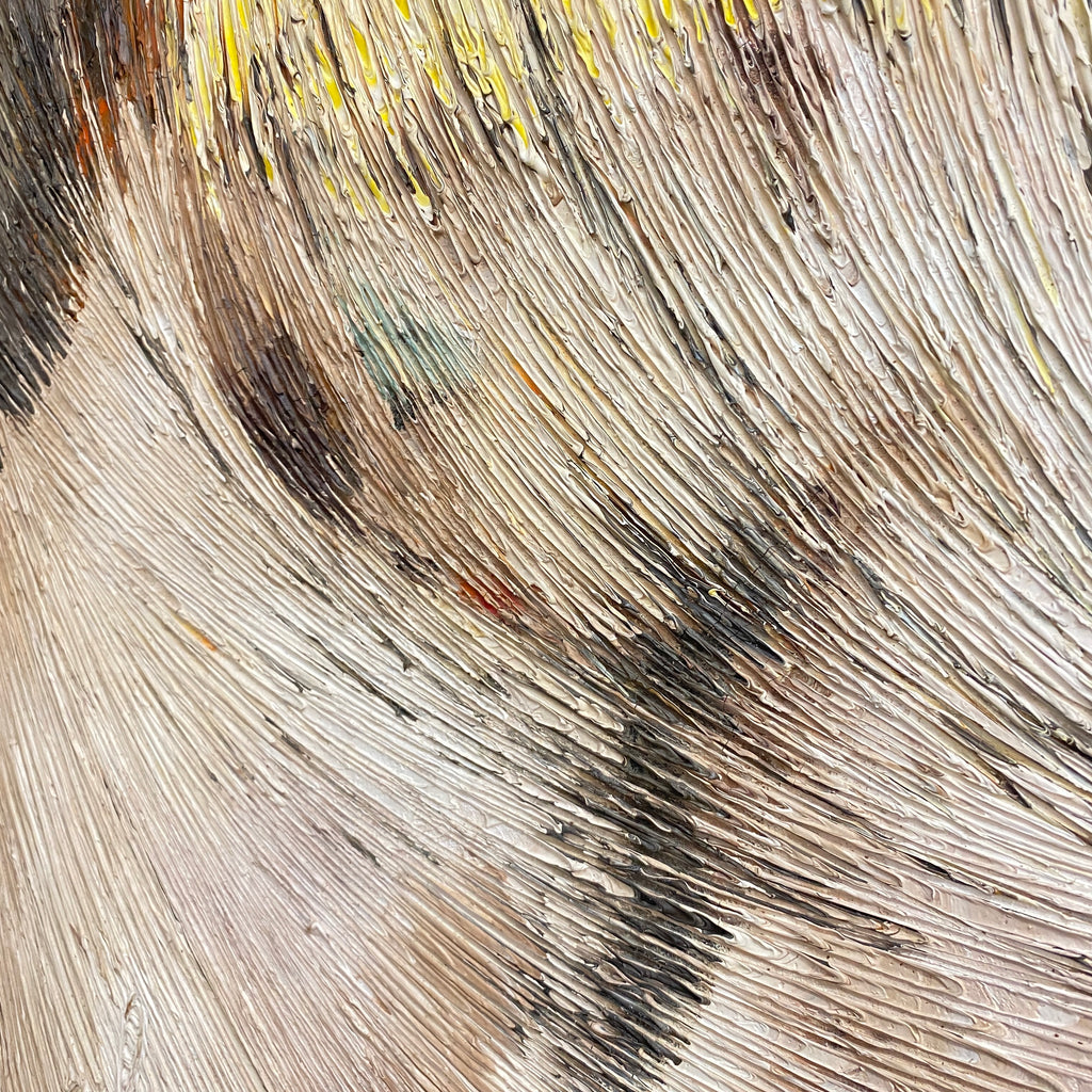 'Glotis et Kyse' 1981 Oil On Canvas by Jules Michel