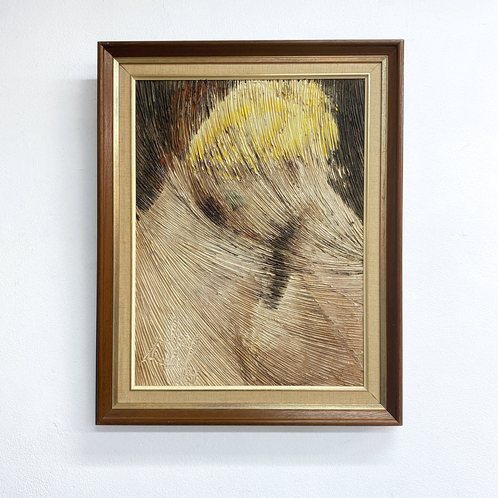 'Glotis et Kyse' 1981 Oil On Canvas by Jules Michel