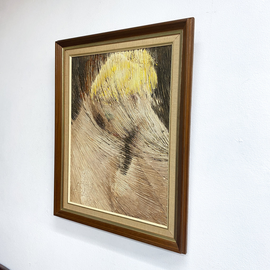 'Glotis et Kyse' 1981 Oil On Canvas by Jules Michel