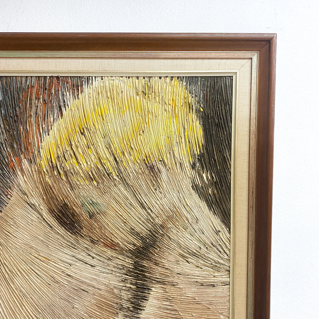'Glotis et Kyse' 1981 Oil On Canvas by Jules Michel