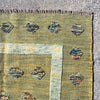Green Handmade Wool Kilim Rug