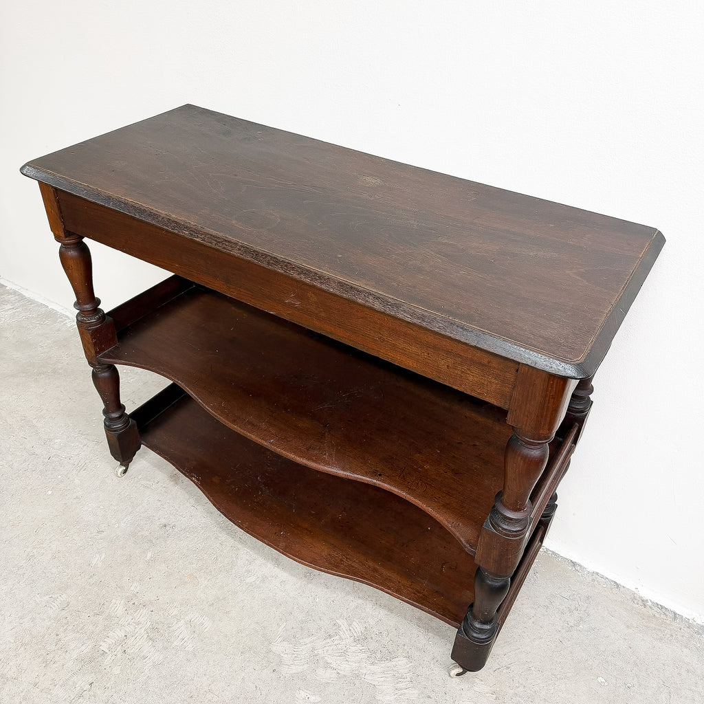 Hallway Console Table With Two Shelves Australian Cedar