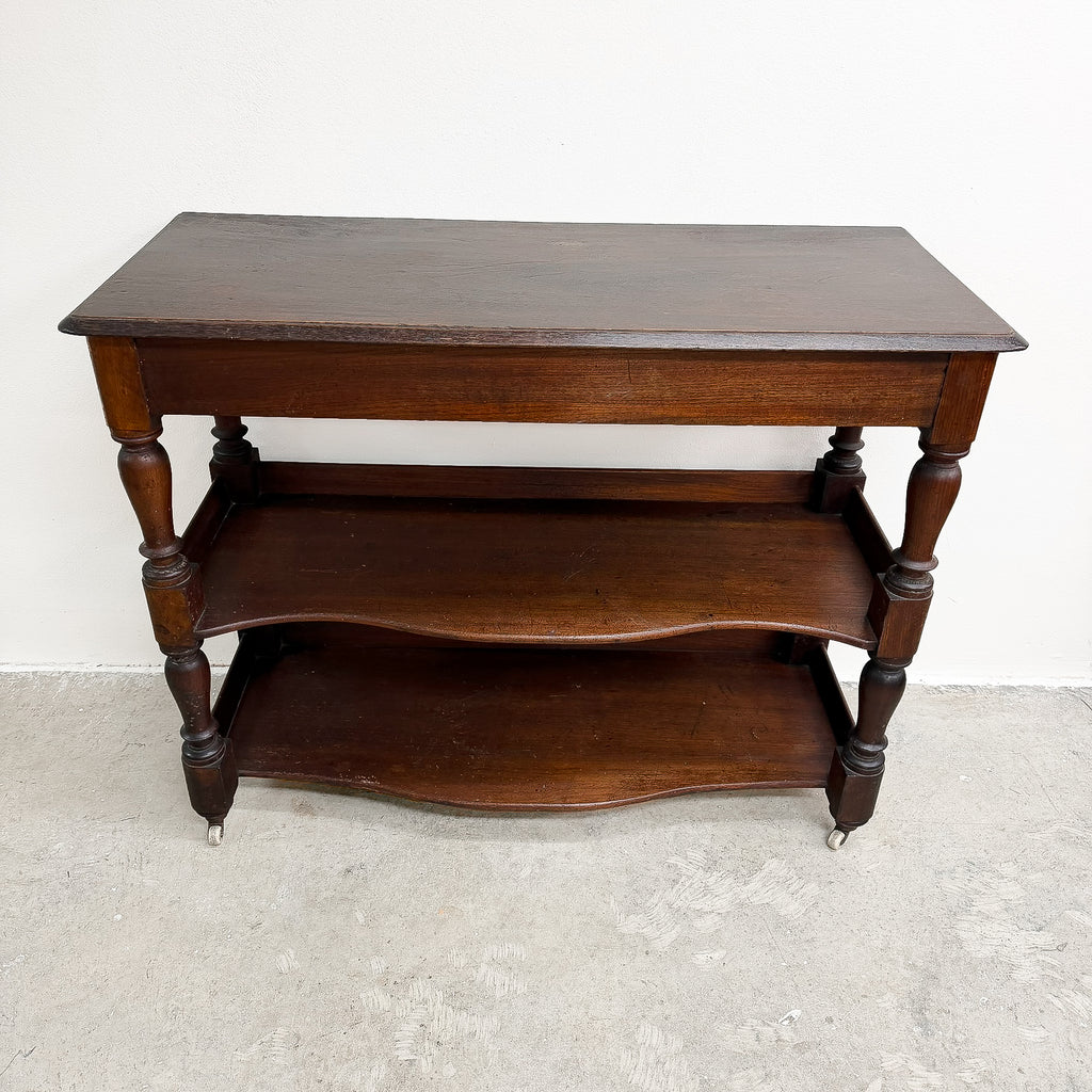 Hallway Console Table With Two Shelves Australian Cedar