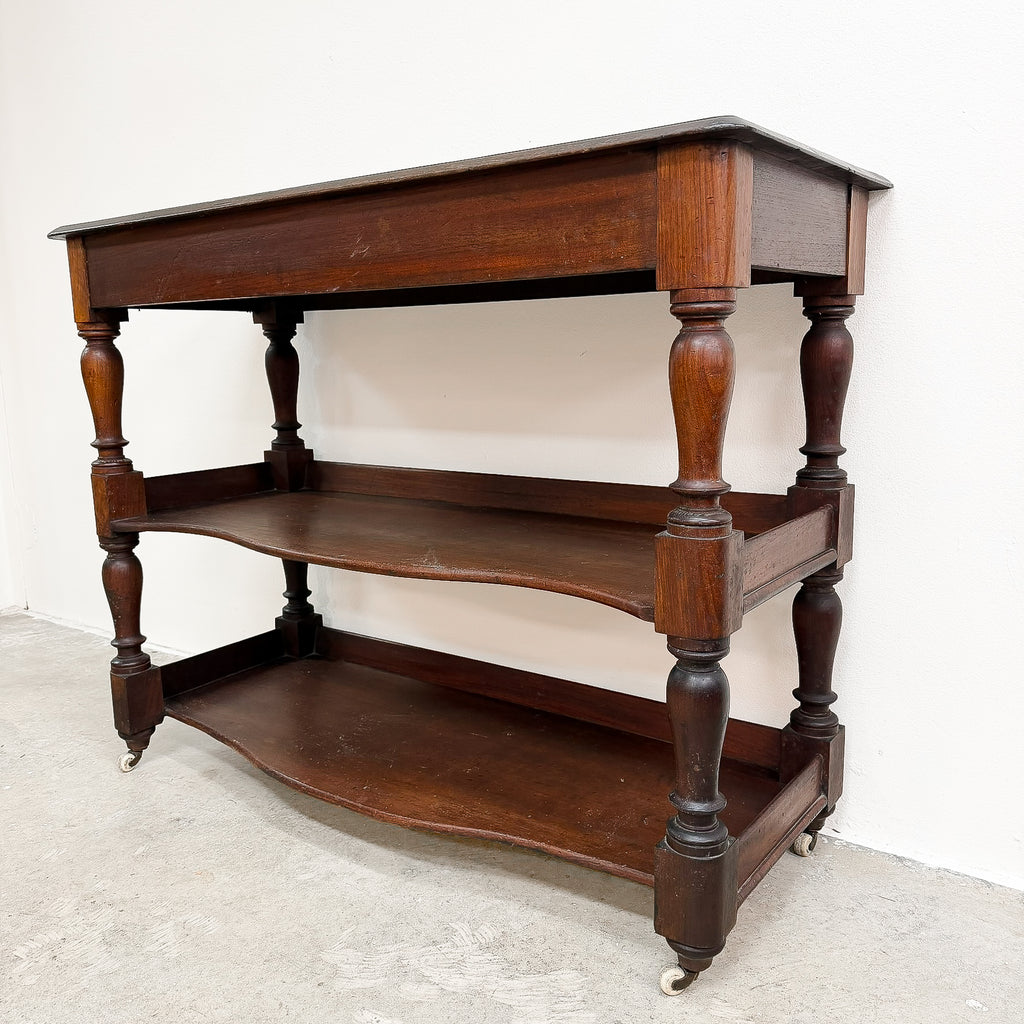Hallway Console Table With Two Shelves Australian Cedar