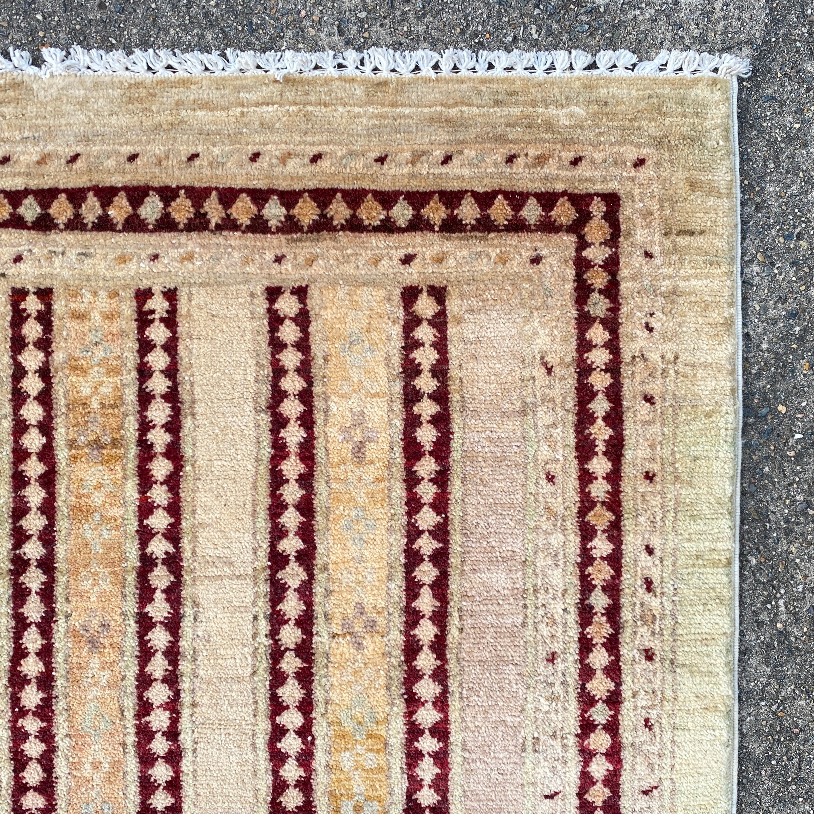 Vintage Hand Knotted Multi-Coloured Wool Rug– The Design Ark