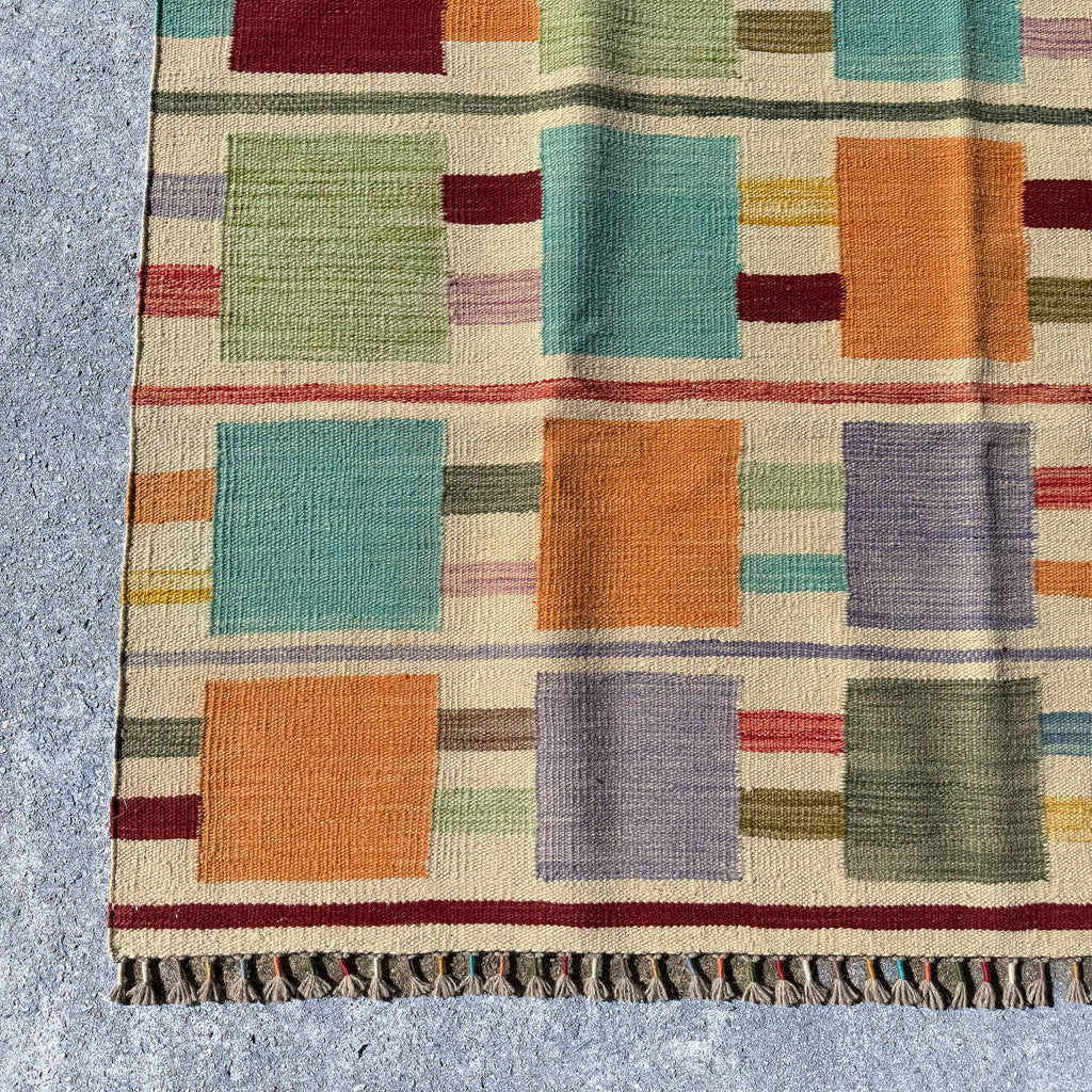 Hand Woven Afgan Wool Kilim Rug