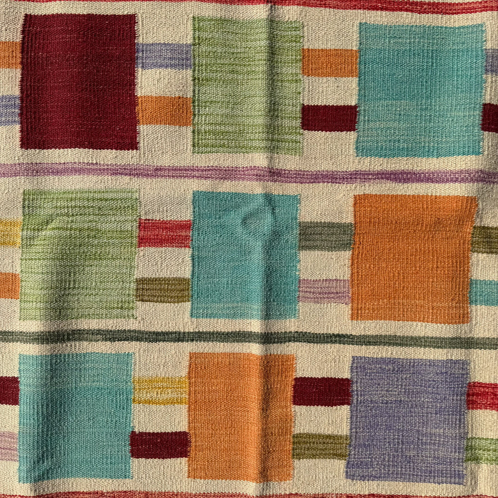 Hand Woven Afgan Wool Kilim Rug 