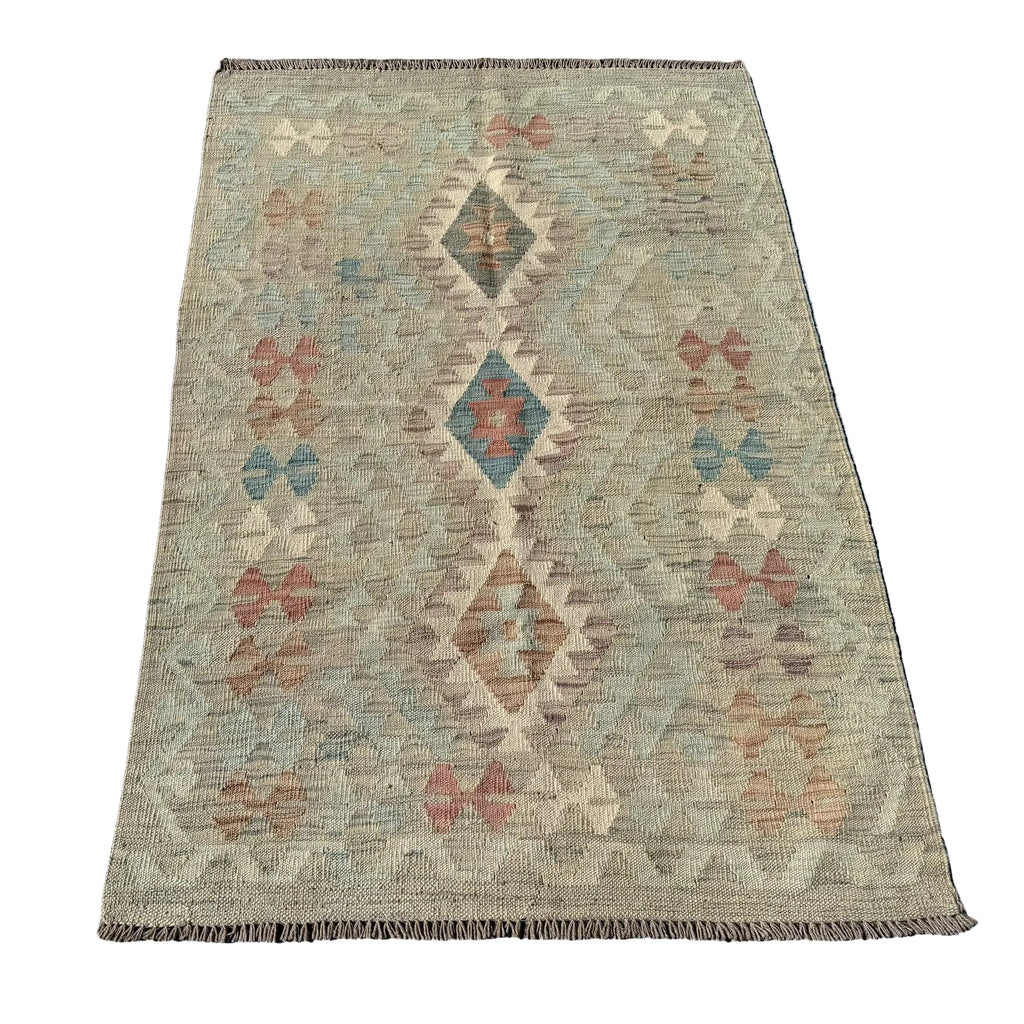 Hand Woven Afghan Wool Kilim Rug #009