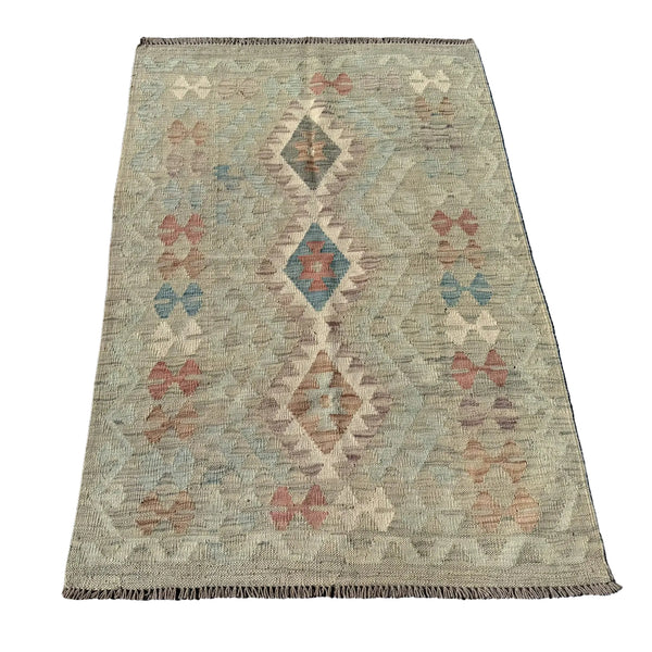 Hand Woven Afghan Wool Kilim Rug #009