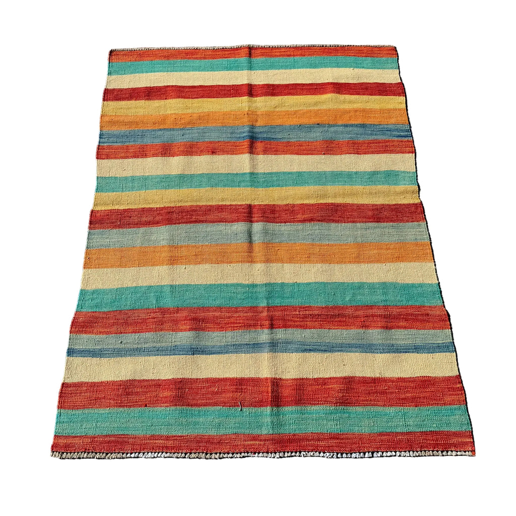 Hand Woven Afghan Wool Kilim Rug #041