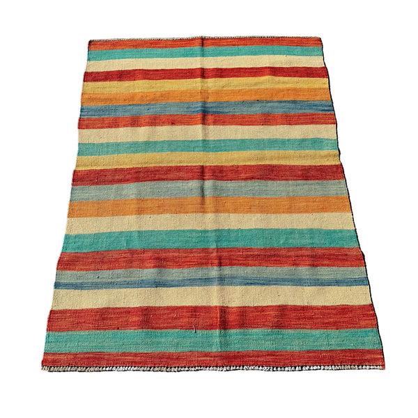 Hand Woven Afghan Wool Kilim Rug #041