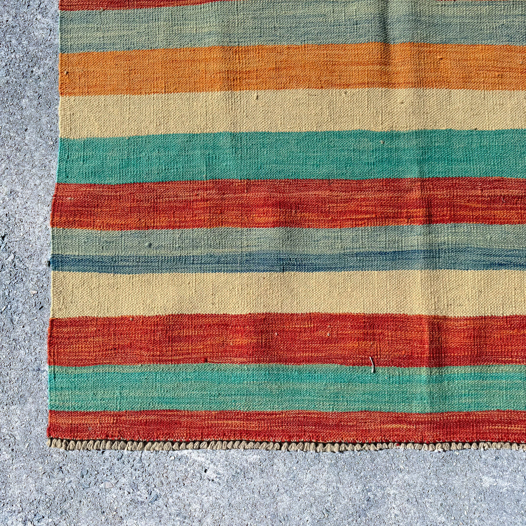 Hand Woven Afghan Wool Kilim Rug #041
