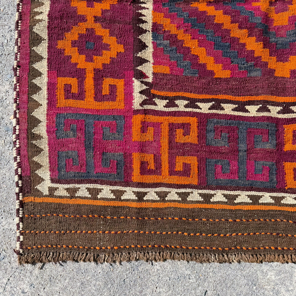 Hand Woven Afghan Wool Kilim Rug #045