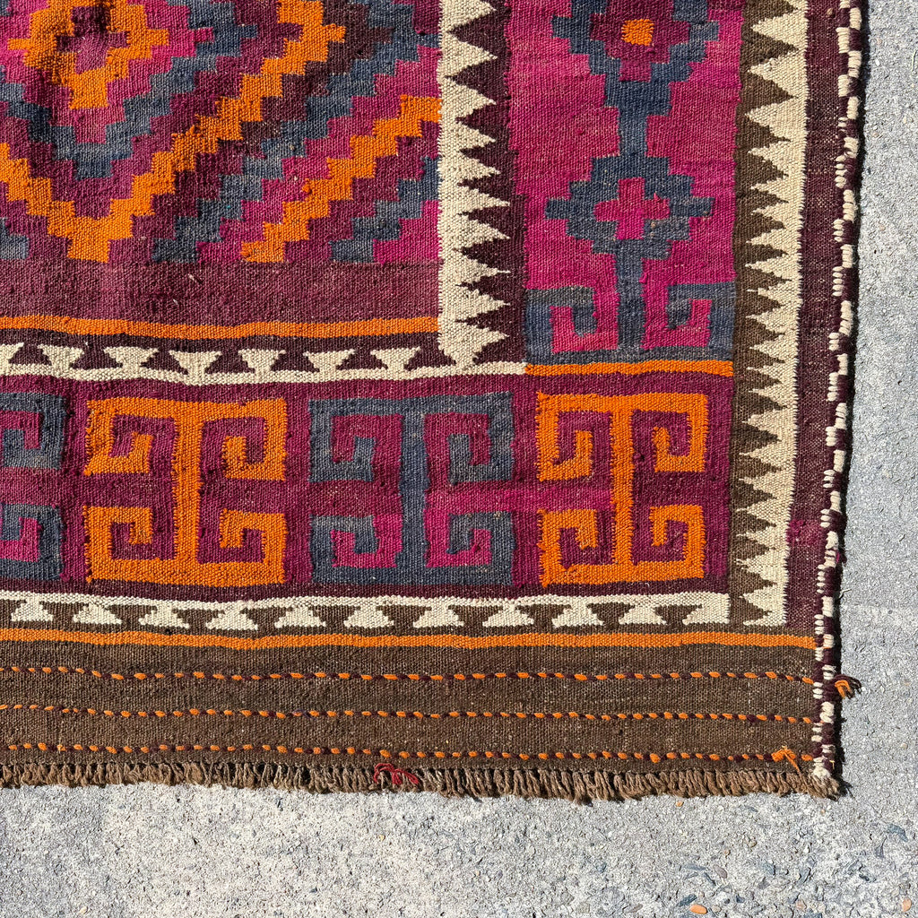 Hand Woven Afghan Wool Kilim Rug #045