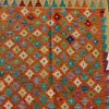 Hand Woven Afghan Wool Multi Coloured Kilim Rug #001