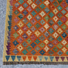 Hand Woven Afghan Wool Multi Coloured Kilim Rug #001