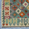 Hand Woven Afghan Wool Multi Coloured Kilim Rug #002