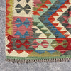 Handmade Wool Kilim Rug Zig Zag Pattern