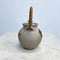 Handcrafted Ceramic Oriental Teapot with Bamboo Wrapped Handle