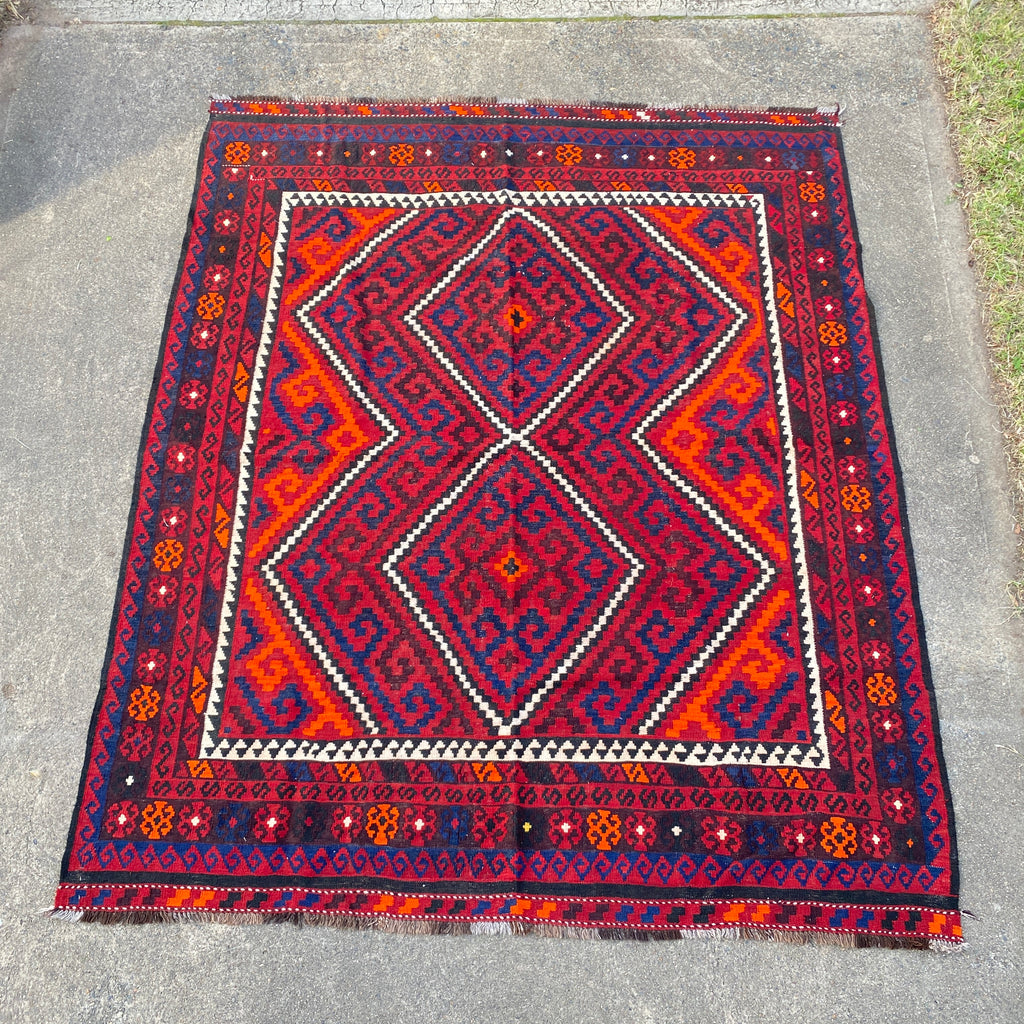 Handmade Kilim Wool Rug