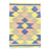 Handmade Wool Kilim Rug With Geometric Pattern