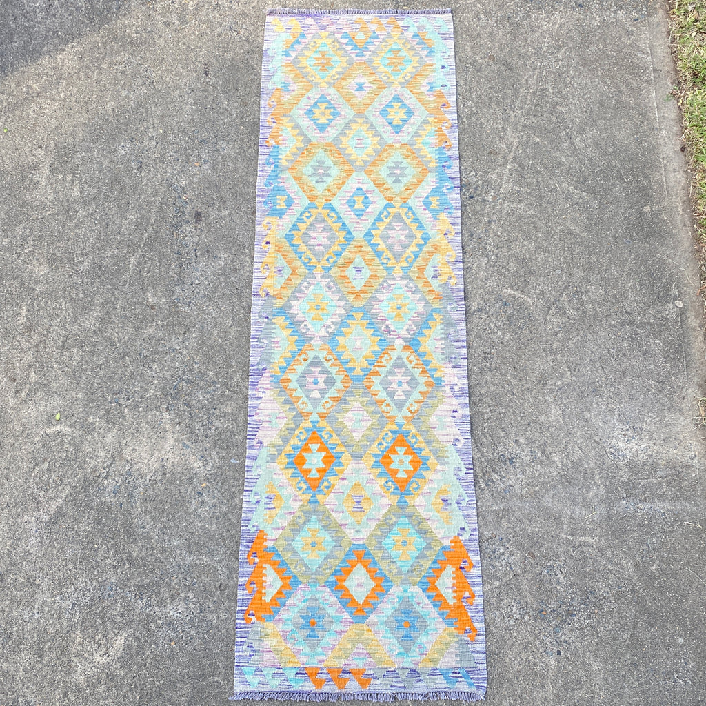 Handmade Wool Kilim Runner Rug