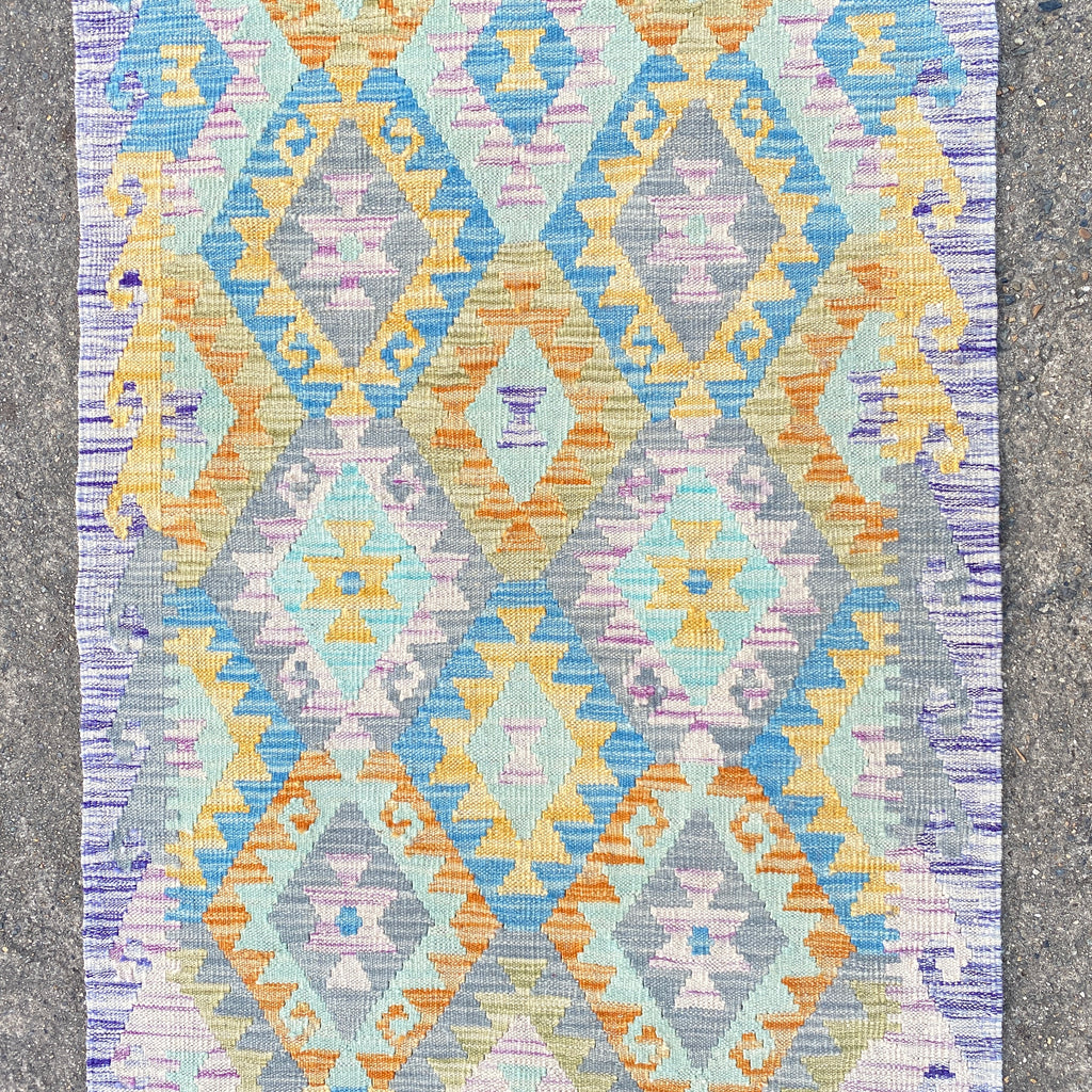 Handmade Wool Kilim Runner Rug