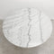 Round Marble Dining Table On Tri Shaped Marble Base