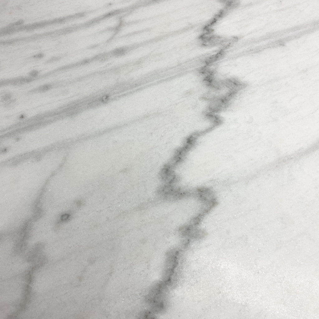 Round Marble Dining Table On Tri Shaped Marble Base