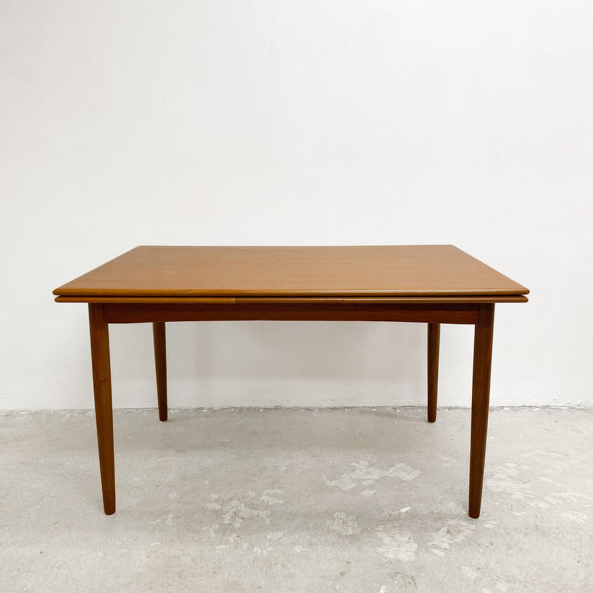 Mid Century Danish Teak Extension Dining Table - Restored – The Design Ark