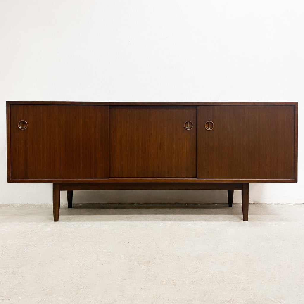 Mid Century 1960s Blackbean Sideboard By Borge Skibby - Restored
